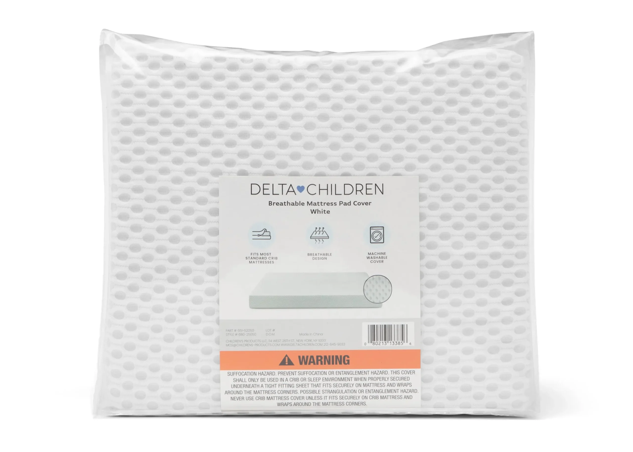 Crib Sheets & Bedding|Crib Sheets & Bedding*Delta Children 100% Breathable Crib Mattress Pad Cover