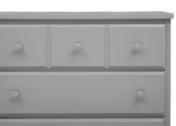 Dressers & Changing Tables|Dressers*Delta Children 3 Drawer Dresser with Interlocking Drawers Grey (026)