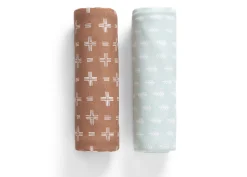 Nursery Accessories|Sheets & Bedding*Delta Children 100% Organic Jersey Cotton Baby Receiving Blankets - 2 Pack