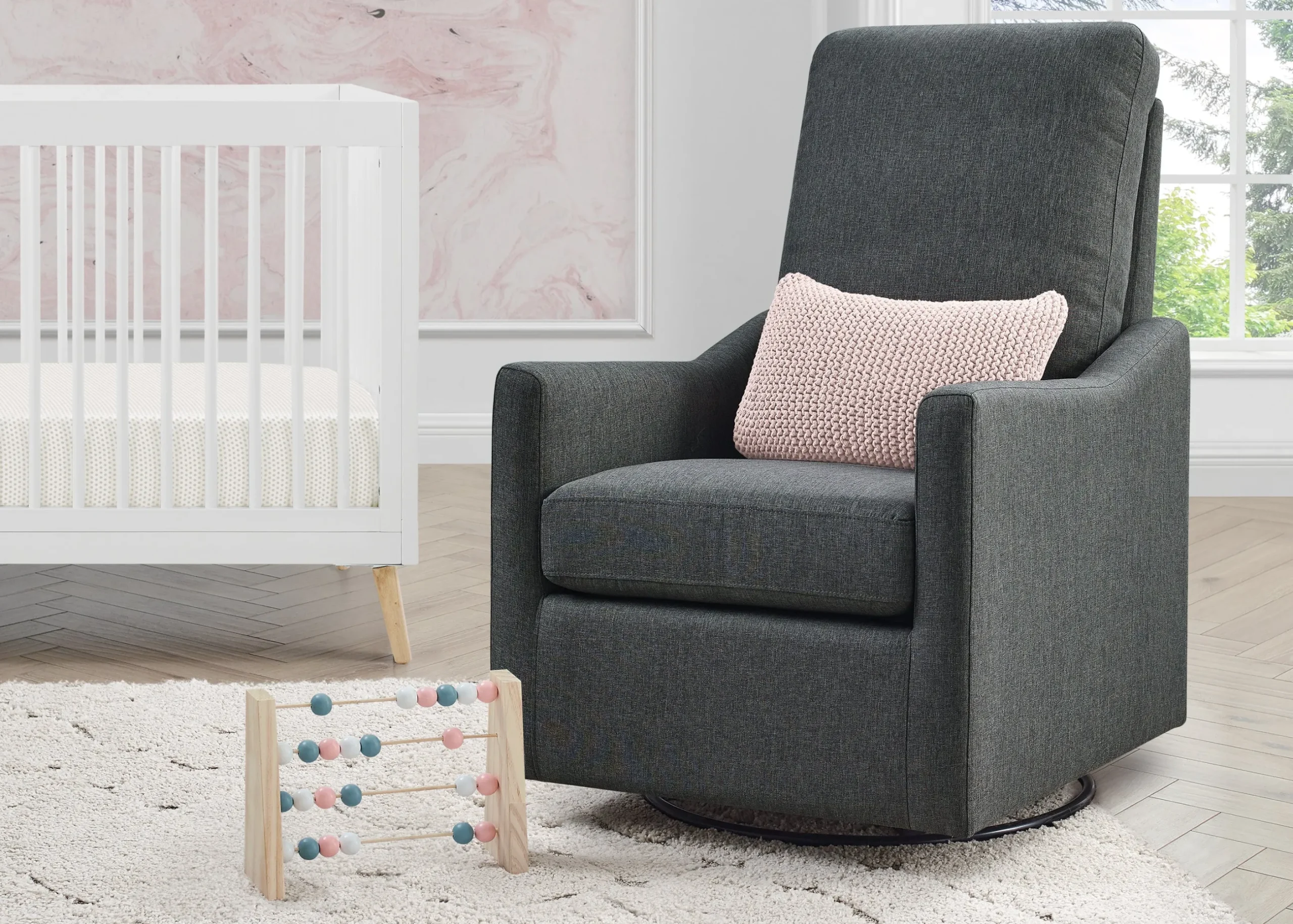Gliders & Recliners*Delta Children Adley Nursery Glider Swivel Rocker Chair