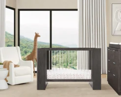 Baby Cribs*Delta Children Aerin 4-in-1 Convertible Crib Rustic Grey (084)