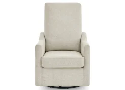Gliders & Recliners*Delta Children Andie Nursery Glider Swivel Chair with Stain-Resistant LiveSmart Fabric Limestone (1416)