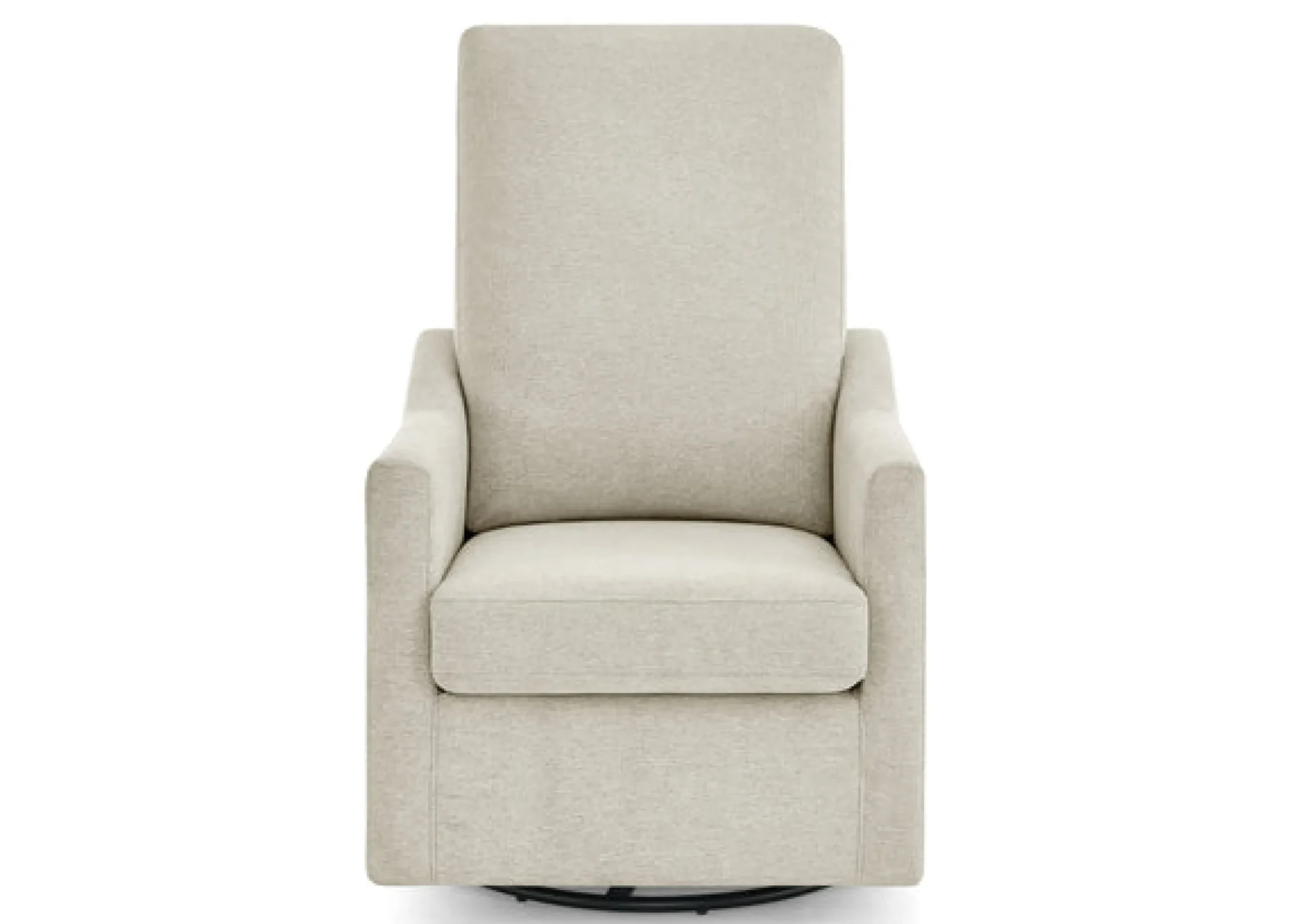 Gliders & Recliners*Delta Children Andie Nursery Glider Swivel Chair with Stain-Resistant LiveSmart Fabric Limestone (1416)