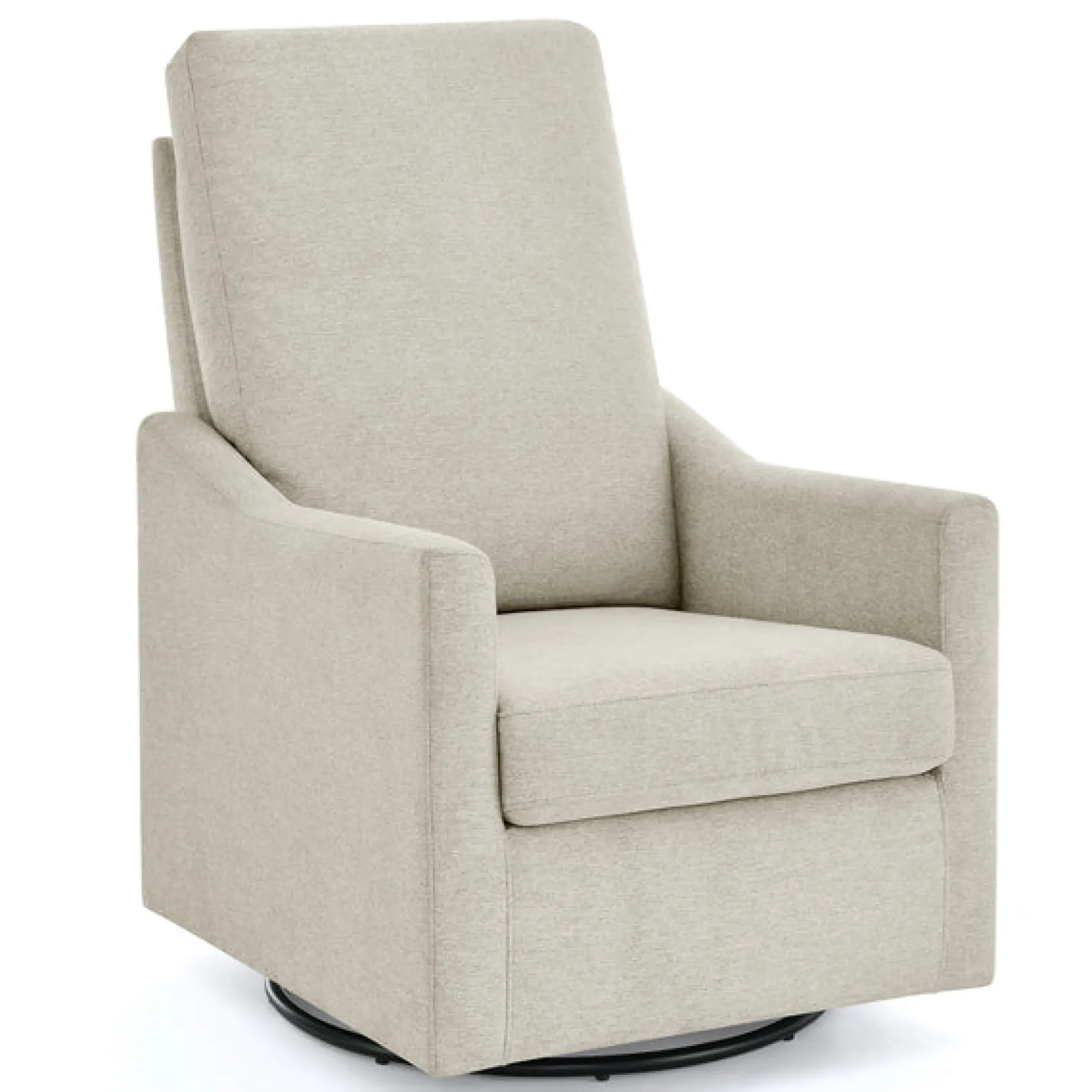 Gliders & Recliners*Delta Children Andie Nursery Glider Swivel Chair with Stain-Resistant LiveSmart Fabric Limestone (1416)