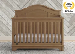 Baby Cribs*Simmons Kids Asher 6-in-1 Convertible Crib Aged Oak (845)