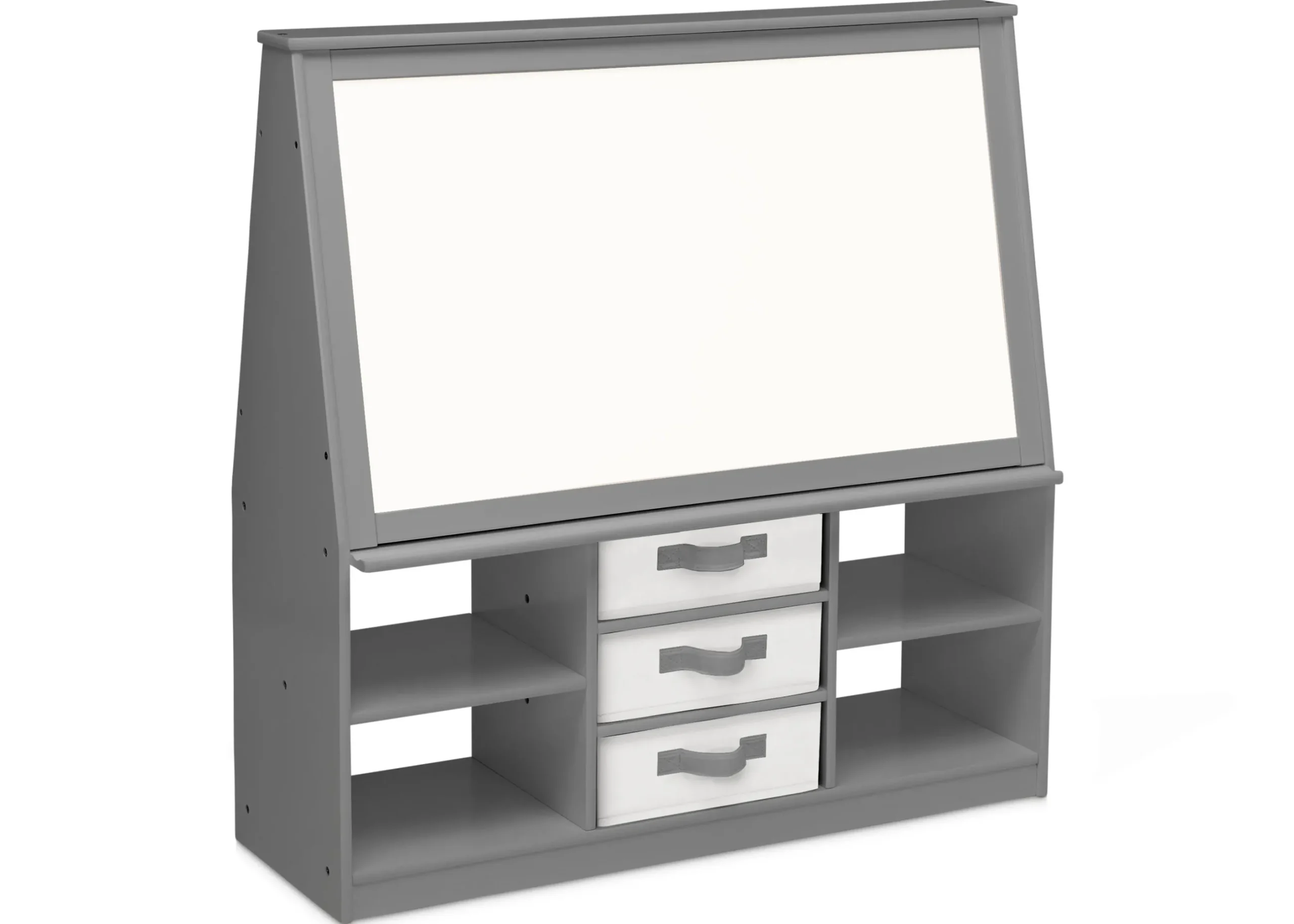 Easels|Book & Toy Storage*Delta Children At-Home Artist Center – Deluxe Double-Sided Easel & Storage Unit