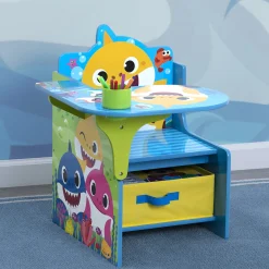 Table & Chair Sets|Table & Chair Sets*Delta Children Baby Shark Chair Desk with Storage Bin