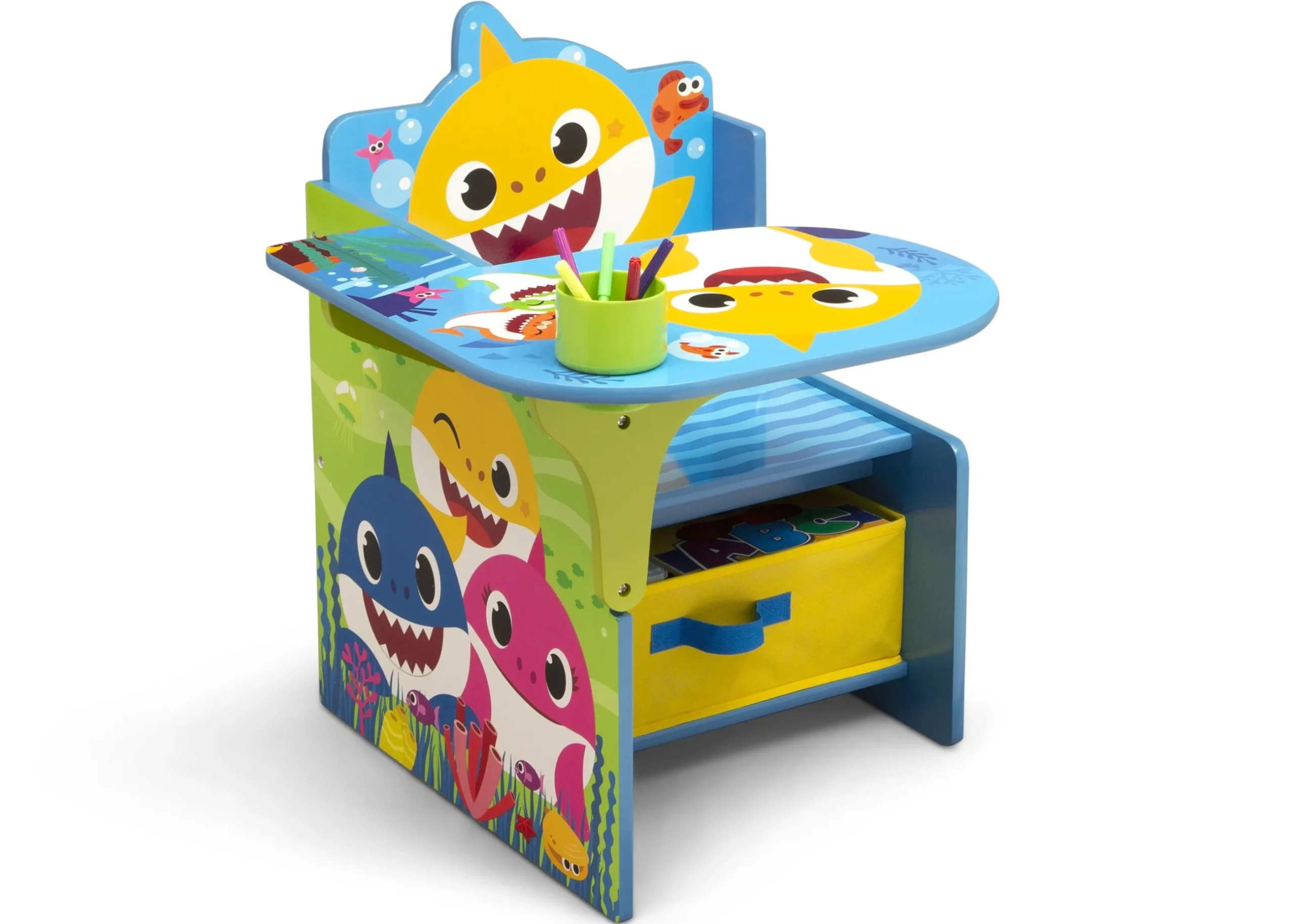 Table & Chair Sets|Table & Chair Sets*Delta Children Baby Shark Chair Desk with Storage Bin