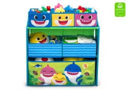 Toy Storage & Bookcases|Book & Toy Storage*Delta Children Baby Shark Design & Store 6 Bin Toy Storage Organizer