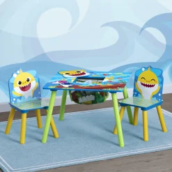 Table & Chair Sets|Table & Chair Sets*Delta Children Baby Shark Kids Table and Chair Set With Storage