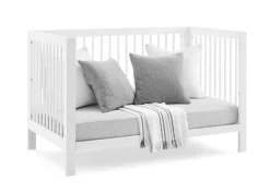 Baby Cribs*babyGap Charlie 6-in-1 Convertible Crib Bianca White (130)