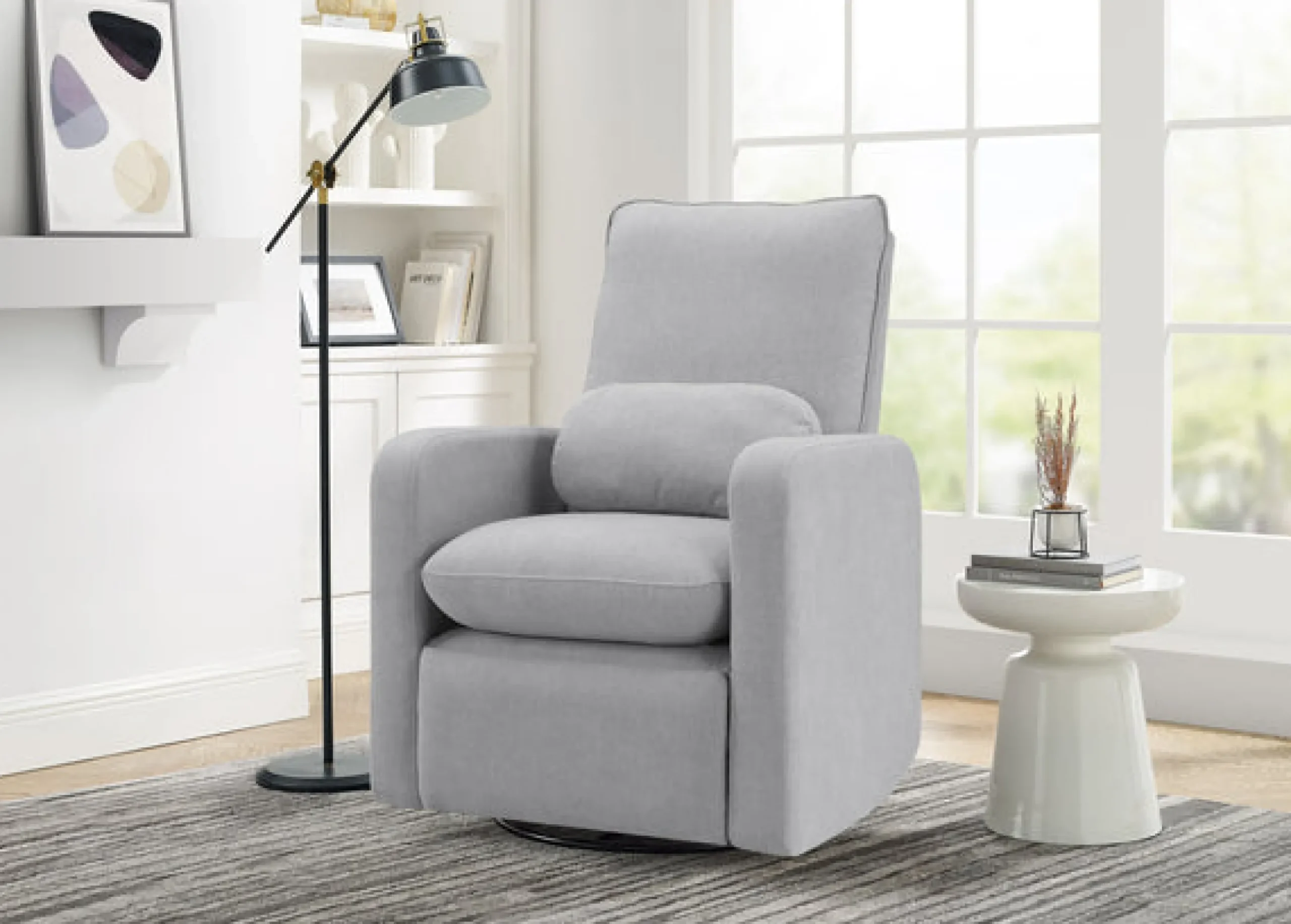 Gliders & Recliners*babyGap Cloud Recliner with LiveSmart Evolve Fabric Grey (1485)