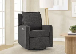 Gliders & Recliners*babyGap by Delta Children babyGap Harlowe Power Recliner with USB-A and Type-C Ports in Stain-Resistant Performance Fabric Charcoal (1548)