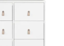 Dressers & Changing Tables|Dressers*babyGap by Delta Children babyGap Legacy 6 Drawer Dresser with Leather Pulls and Interlocking Drawers Bianca White with Natural (123)