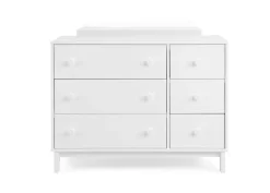 Dressers & Changing Tables|Dressers*babyGap by Delta Children babyGap Legacy 6 Drawer Dresser with Interlocking Drawers Bianca White (130)