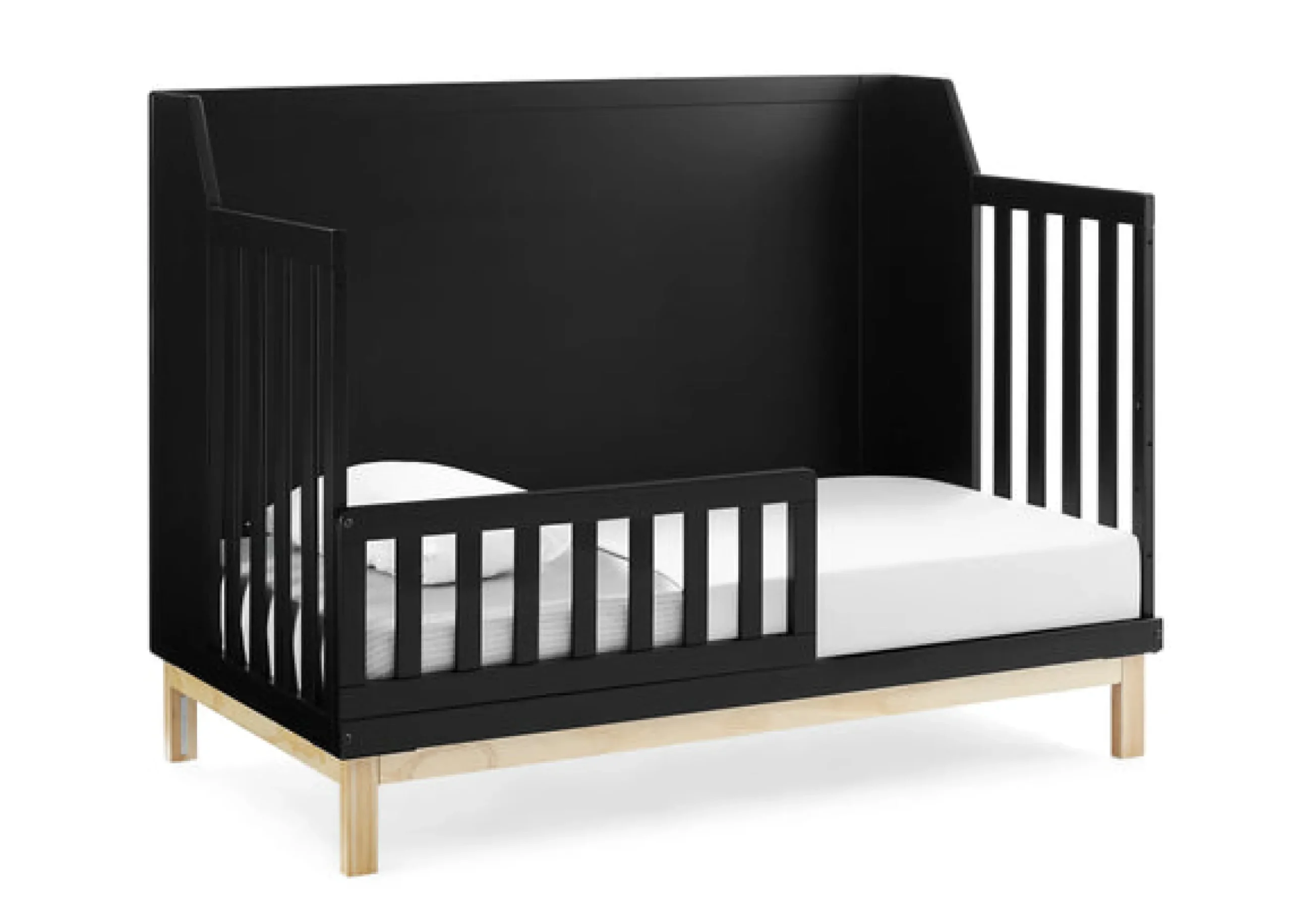 Baby Cribs*babyGap Oxford 6-in-1 Convertible Crib Ebony with Natural (1482)