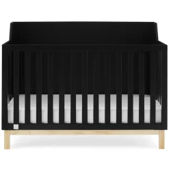 Baby Cribs*babyGap Oxford 6-in-1 Convertible Crib Ebony with Natural (1482)