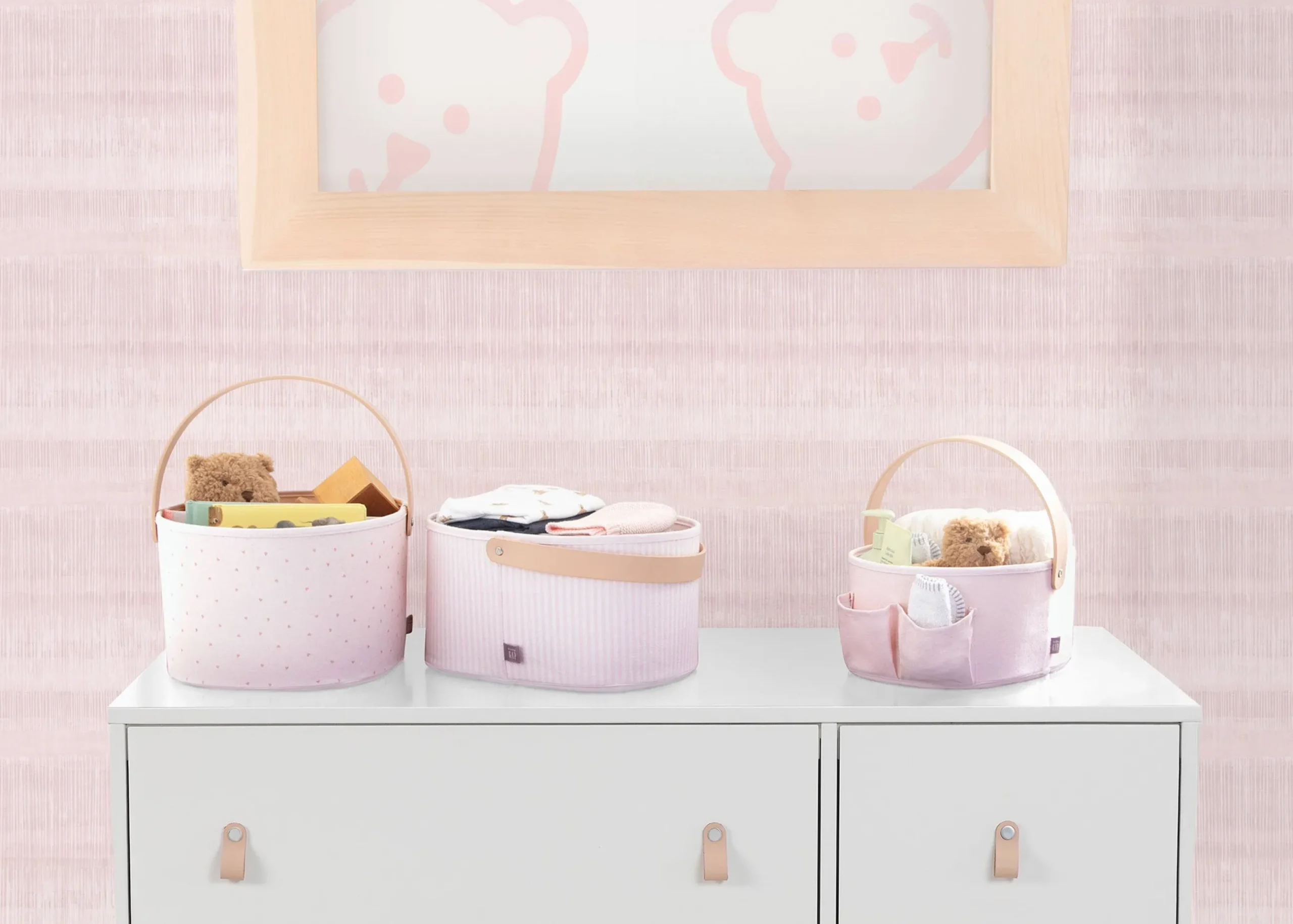 Storage Bins & Organization*babyGap by Delta Children babyGap 3-Pack Nested Fabric Storage Bins with Handles