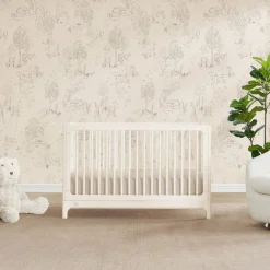 Baby Cribs*babyGap by Delta Children babyGap Wren 4-in-1 Convertible Crib Antique White (1545)