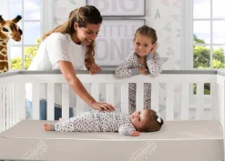 Crib Mattresses|Crib Mattresses*Delta Children Beautyrest Black AIRCOOL Two-Stage Crib and Toddler Mattress No Color (NO)