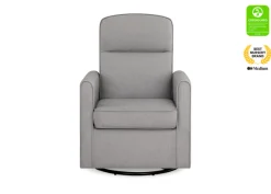Gliders & Recliners*Delta Children Blair Slim Nursery Glider Swivel Rocker Chair French Grey (1304)