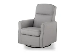 Gliders & Recliners*Delta Children Blair Slim Nursery Glider Swivel Rocker Chair French Grey (1304)