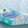 Toddler Beds*Delta Children Bluey Sleep and Play Toddler Bed with Built-In Guardrails