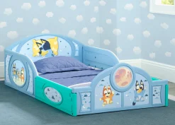 Toddler Beds*Delta Children Bluey Sleep and Play Toddler Bed with Built-In Guardrails