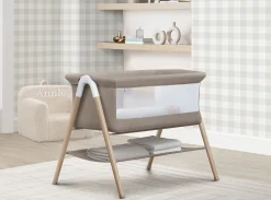 Bassinets|Bassinets*Delta Children Bondi Beechwood By The Bed Bassinet