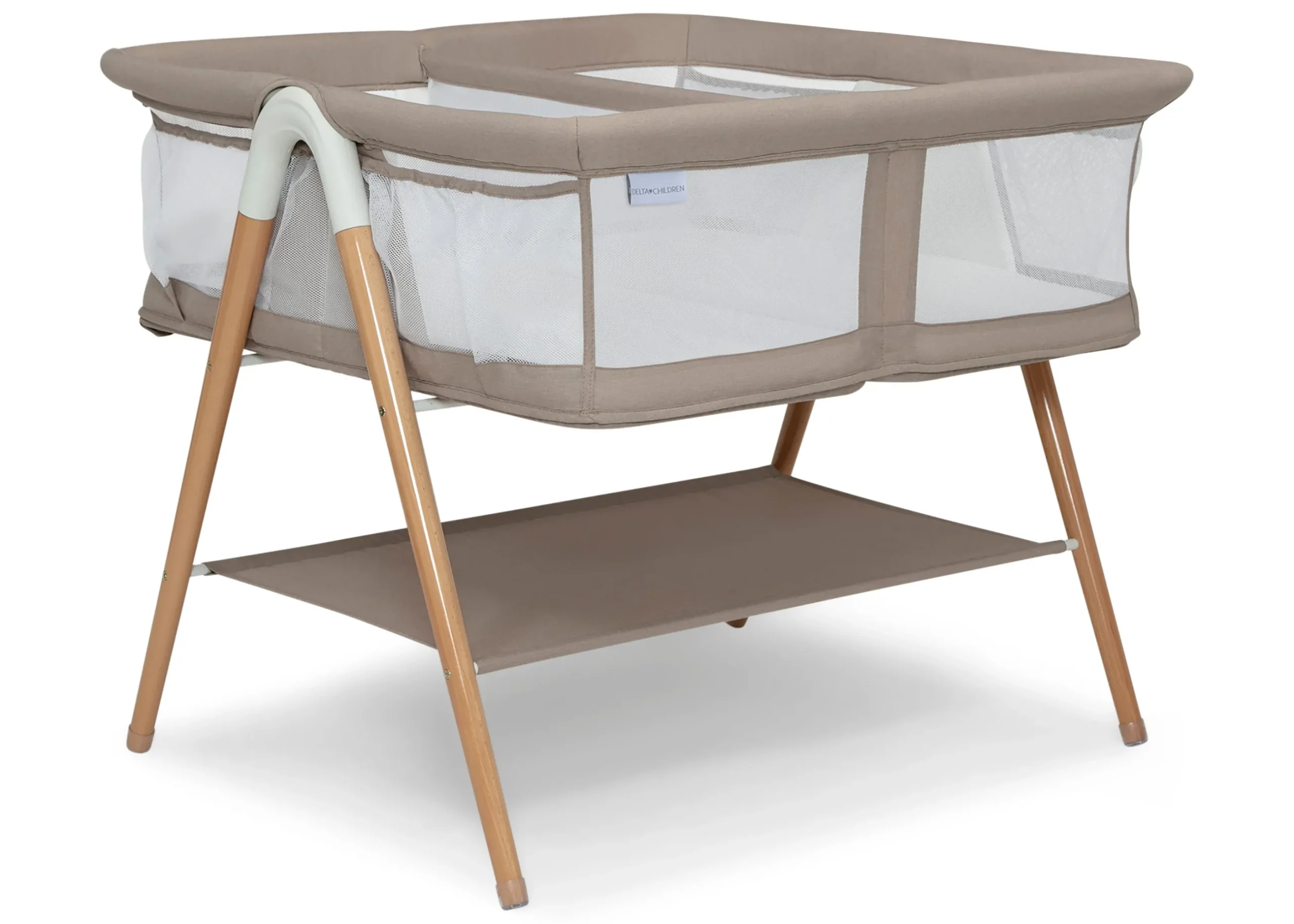 Bassinets|Bassinets*Delta Children Bondi Beechwood Twin Bassinet