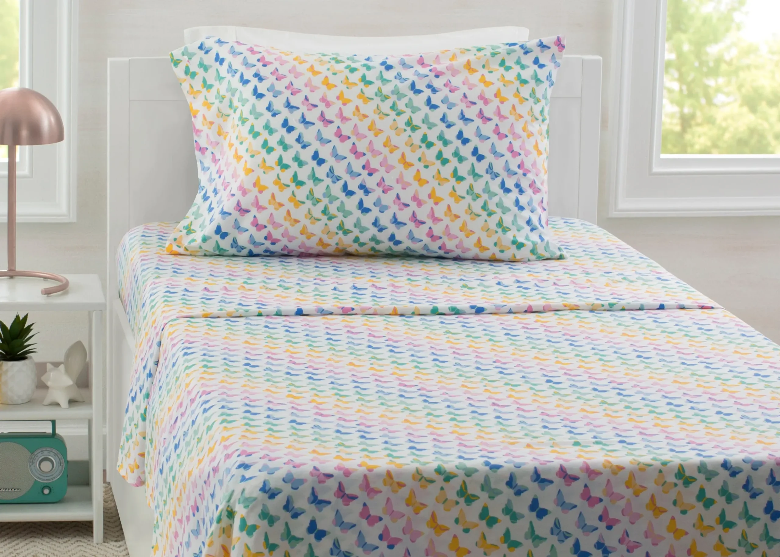 Sheets & Bedding|Kids Sheets & Bedding*Delta Children Butterflies 3-Piece Twin Sheet Set