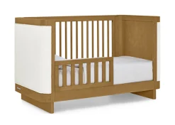 Baby Cribs*babyGap by Delta Children Callie 4-in-1 Upholstered Crib Acorn with White Boucle (1551)