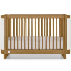 Baby Cribs*babyGap by Delta Children Callie 4-in-1 Upholstered Crib Acorn with White Boucle (1551)