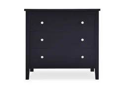 Dressers & Changing Tables|Dressers*Delta Children Campbell 3 Drawer Dresser Midnight Grey (1360)