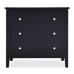 Dressers & Changing Tables|Dressers*Delta Children Campbell 3 Drawer Dresser Midnight Grey (1360)