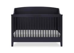 Baby Cribs*Delta Children Campbell 6-in-1 Convertible Crib Midnight Grey (1360)