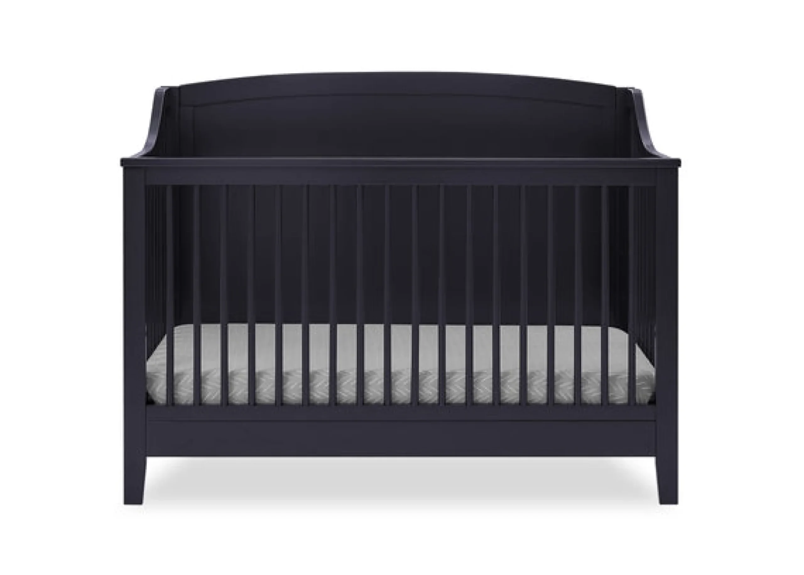 Baby Cribs*Delta Children Campbell 6-in-1 Convertible Crib Midnight Grey (1360)