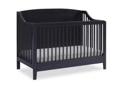 Baby Cribs*Delta Children Campbell 6-in-1 Convertible Crib Midnight Grey (1360)