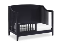 Baby Cribs*Delta Children Campbell 6-in-1 Convertible Crib Midnight Grey (1360)