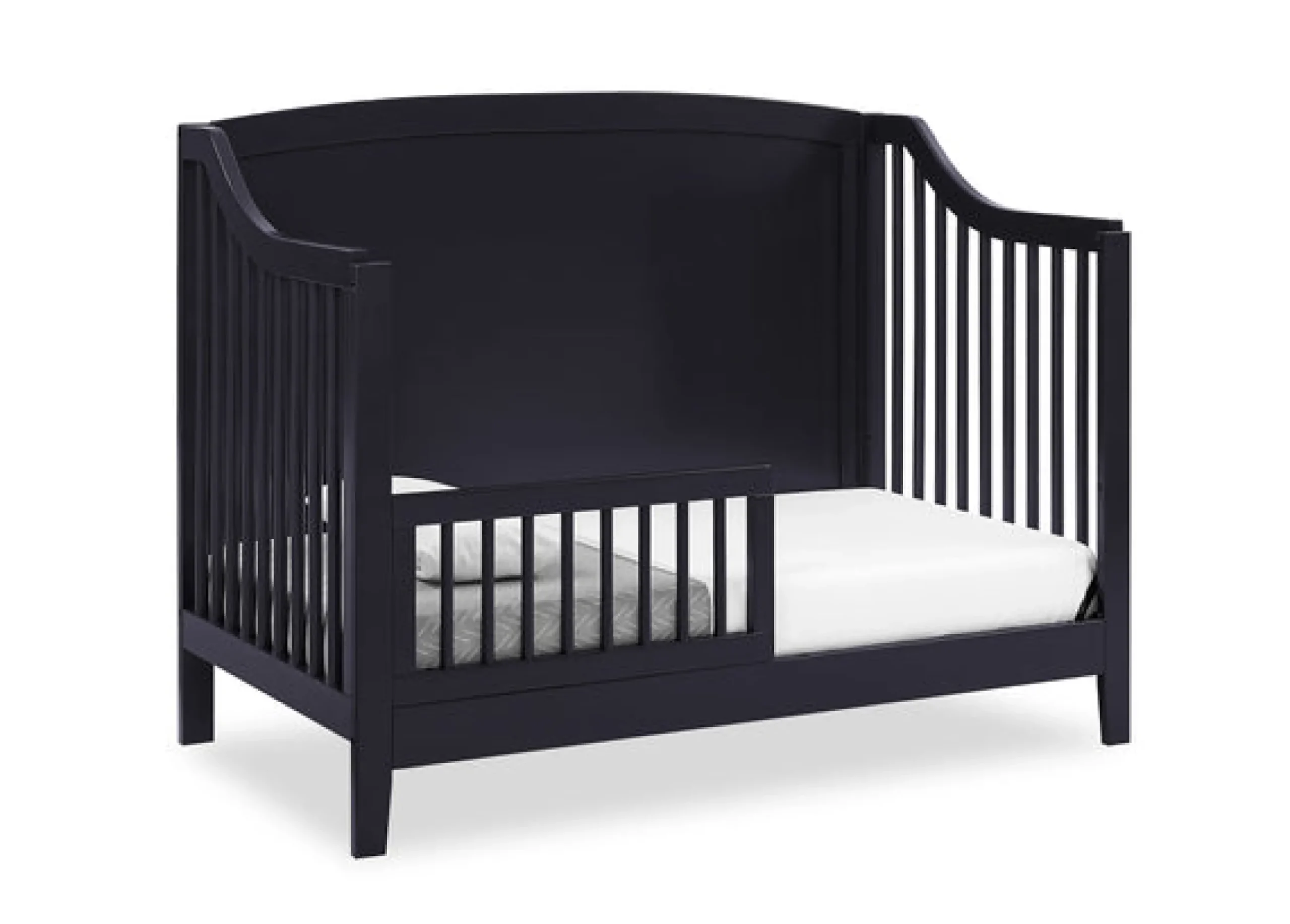 Baby Cribs*Delta Children Campbell 6-in-1 Convertible Crib Midnight Grey (1360)