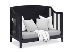 Baby Cribs*Delta Children Campbell 6-in-1 Convertible Crib Midnight Grey (1360)