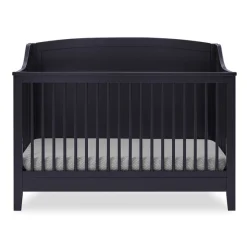 Baby Cribs*Delta Children Campbell 6-in-1 Convertible Crib Midnight Grey (1360)