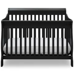 Baby Cribs*Delta Children Canton 4-in-1 Crib Ebony (0011)