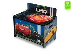 Toy Storage & Bookcases|Book & Toy Storage*Delta Children Cars Deluxe Toy Box