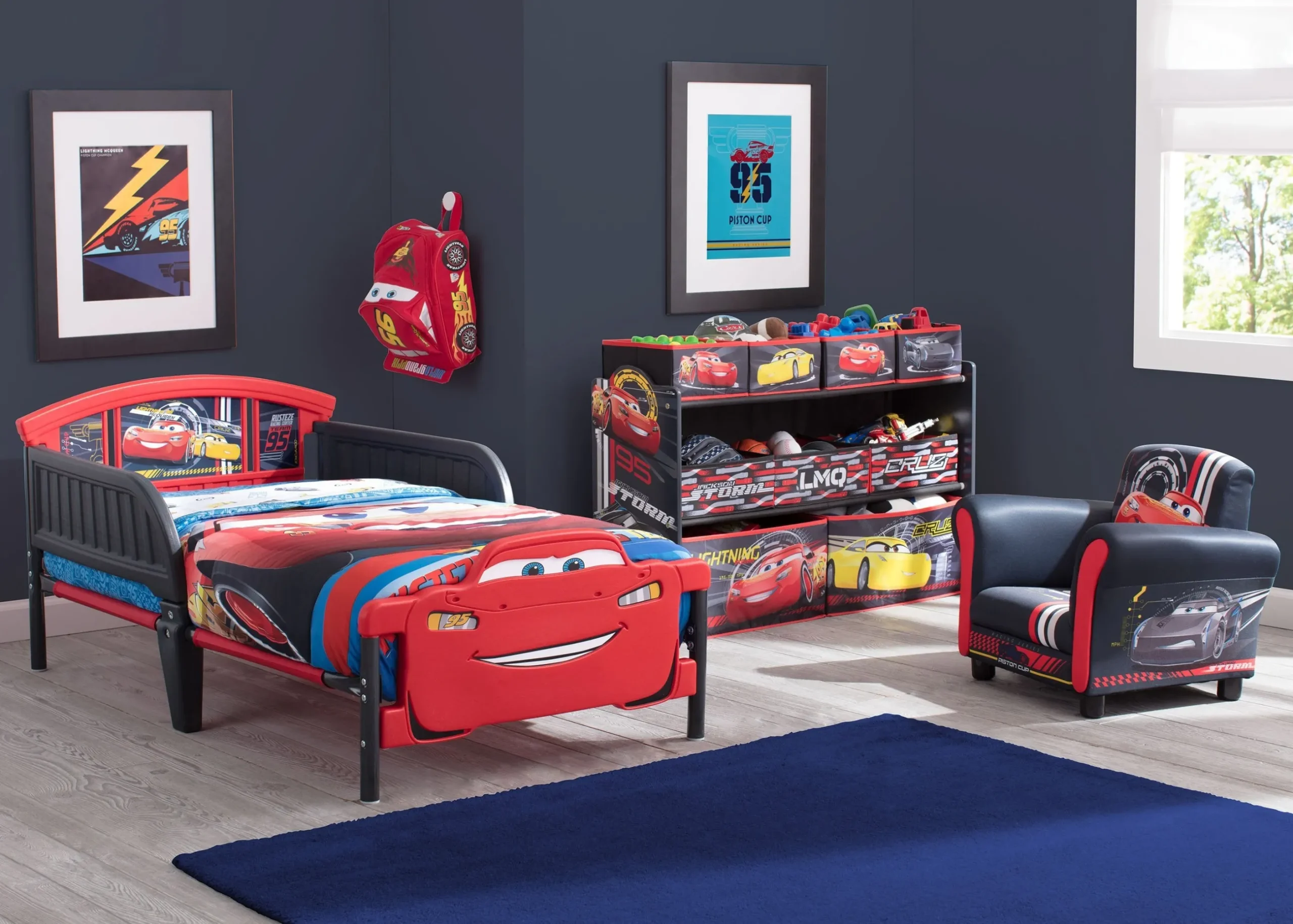 Toddler Beds*Delta Children Cars 3D-Footboard Toddler Bed