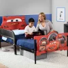 Twin Beds*Delta Children Cars Plastic 3D Twin Bed