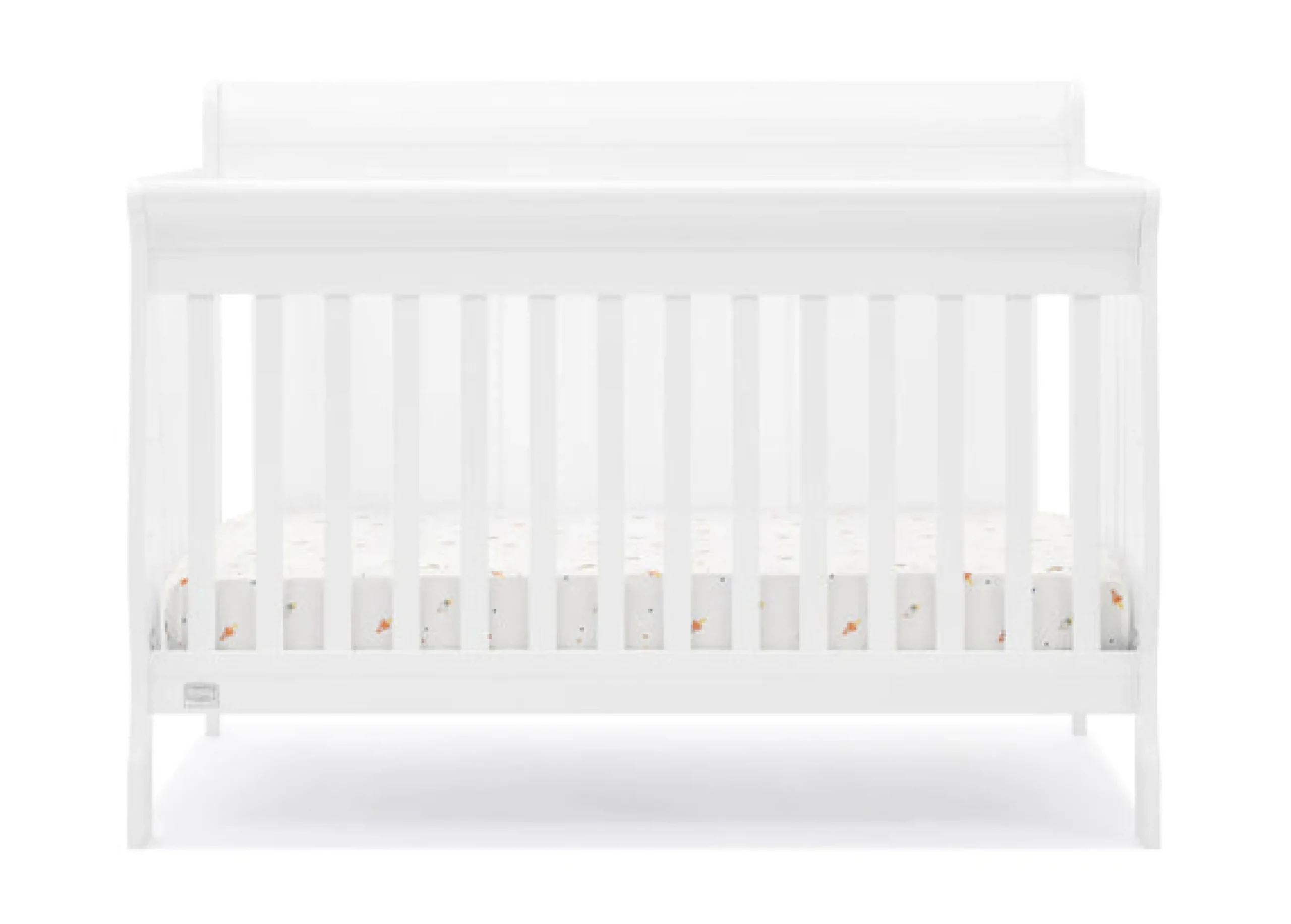 Baby Cribs*Simmons Kids Carter 6-in-1 Convertible Crib Bianca White (130)
