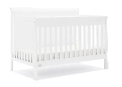 Baby Cribs*Simmons Kids Carter 6-in-1 Convertible Crib Bianca White (130)