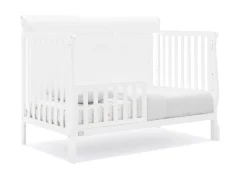 Baby Cribs*Simmons Kids Carter 6-in-1 Convertible Crib Bianca White (130)