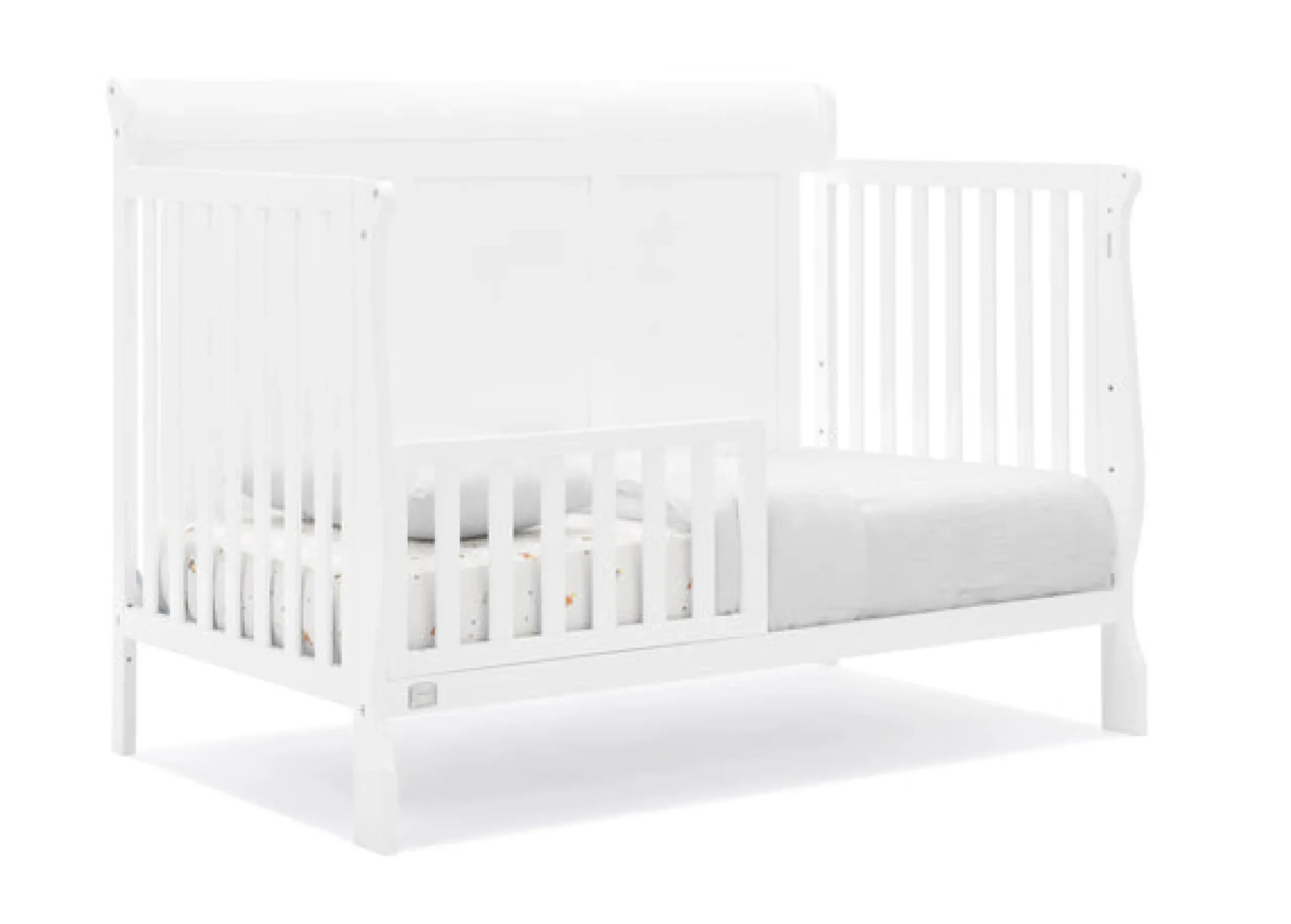 Baby Cribs*Simmons Kids Carter 6-in-1 Convertible Crib Bianca White (130)